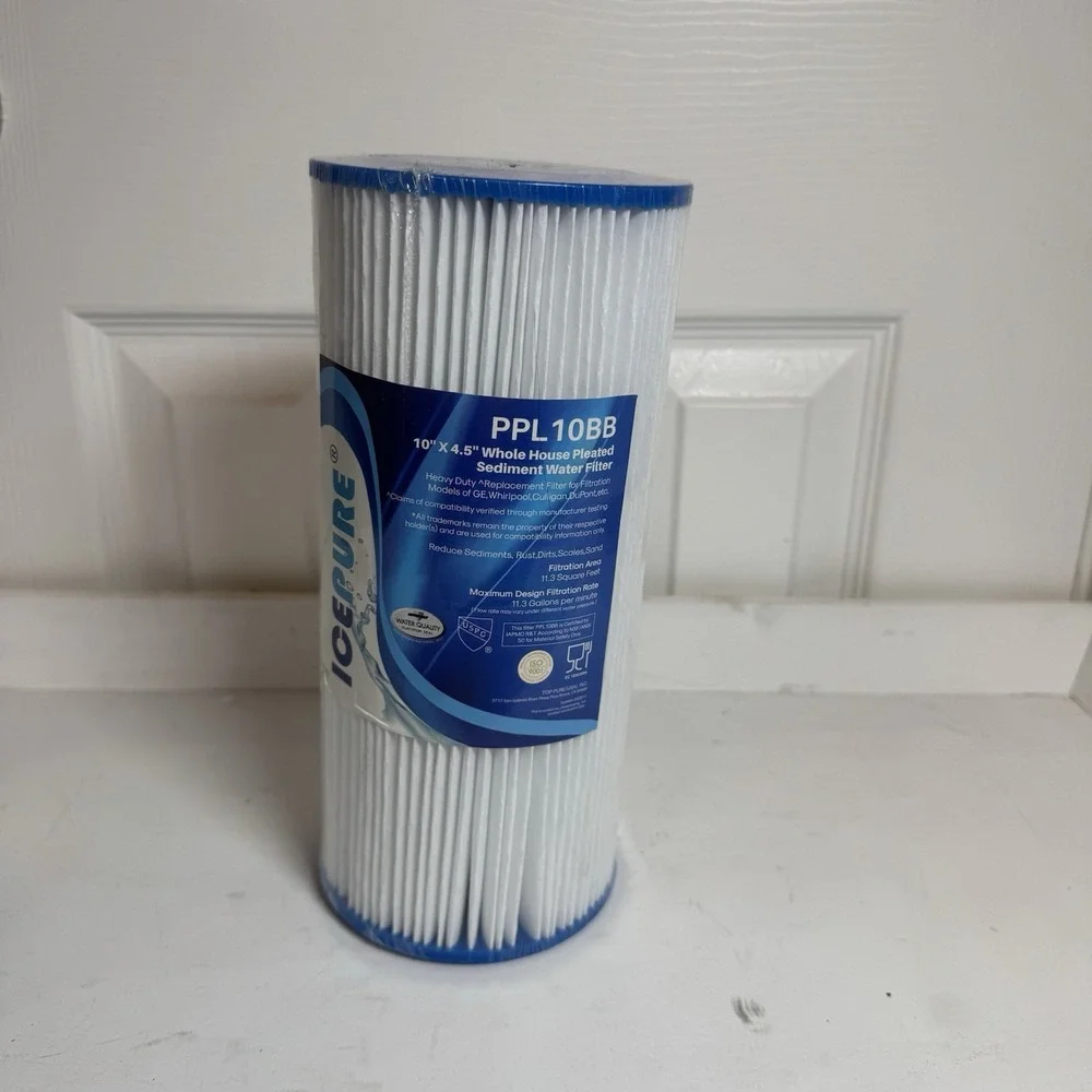 PPL10BB Whole House Pleated Sediment Filter 10